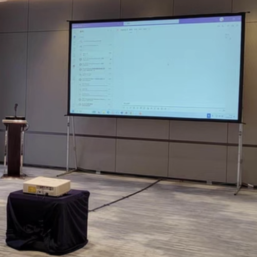 Projector+screen rental